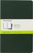 Moleskine Myrtle Green Large Plain Cahier Journal (set van 3)
