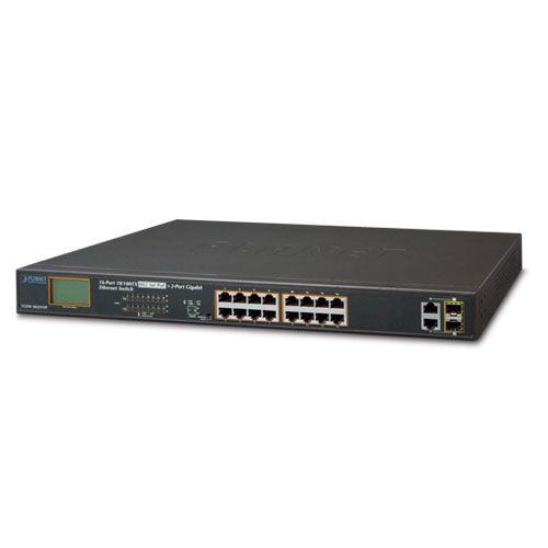 Planet FGSW-1822VHP - Netwerk switch - Zwart