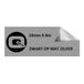 Brother TZe-M951 ruban noir sur argent mat 24mm x 8m