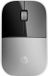 HP Souris sans fil Z3700, argent, 1200 DPI, 2,4 GHz, 2 boutons