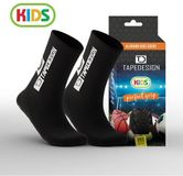 Tapedesign Allround Classic Gripsokken Kinderen - Zwart