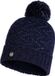 Buff Gebreide Polar Muts - Nachtblauw - One Size