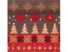 Servet X-Mas symbolen rood 33
