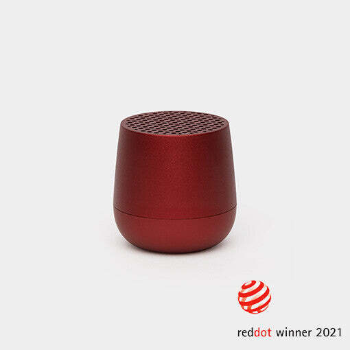 Lexon Design Lexon Mino+ Bluetooth-luidspreker - Dark Red