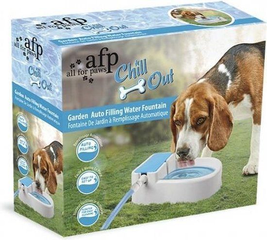 AFP Garden Auto Filling Fountain - Blauw - Kunststof - Voor Honden & Katten