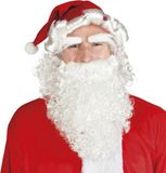 Boland Ensemble bonnet perruque sourcils et barbe - blanc
