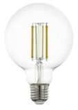 EGLO 110387 Ampoule connectée E27 G95 Globe Transparent 8W