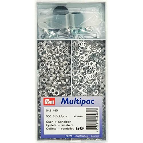 prym - zilver (4 mm) oogjes en sluitringen - 1 Stuk