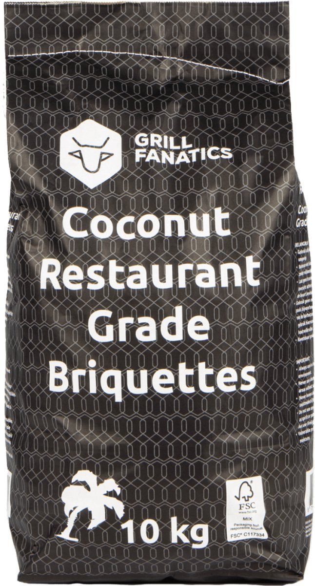 Grill Fanatics Kokosnoot Briketten 10KG