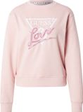 Guess Dames sweatshirt met tricot driehoek in fleece