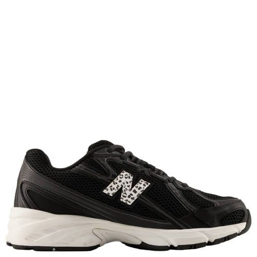 New Balance 740 sneakers met panterprint - zwart