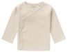 Noppies baby longsleeve Nanyuki met borduursels beige