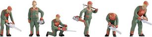Noch 0036061 N Bosbouwarbeiders figuren Geverfd, Staand