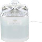 Trixie Drinkfontein Aqua Square Kunststof/Rvs Wit 2.50 l