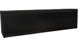 Lizzely Garden & Living Tv meubel Cassie zwart 200cm tv kast industrieel tv-meubel