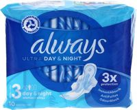 Always Ultra Day & Night Maandverband - 10 stuks