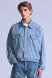 Levi's Veste dent de scie personnalisée - Homme - M - Bleu / Mij Tbd Finish Name