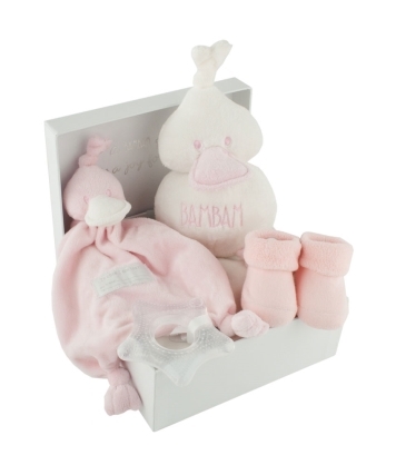 Bambam BB00032 wit, roze