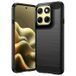 Motorola Coque Motorola Edge (2026) en TPU Brossé - Fibre de Carbone - Noire