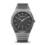 Bering 19742-777 Polshorloge Heren Kwarts Saffierglas Staal Grijs 43mm 10 ATM