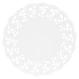 Garcia de Pou Ronde Doilies, Papier, Wit, 11,5 x 30 x 30 cm