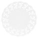 Garcia de Pou Ronde Doilies, Papier, Wit, 11,5 x 30 x 30 cm