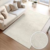 TT Home Vloerkleed voor woonkamer, eetkamer, laagpolig, boho-design, Scandinavisch, abstract, effen, 160 x 220 cm