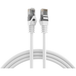 Patchkabel RJ45 Patchkabel Cat.5e U/UTP LSZH, CCA AWG24/7 weiß 4m - 1 VPE = 10 Stück