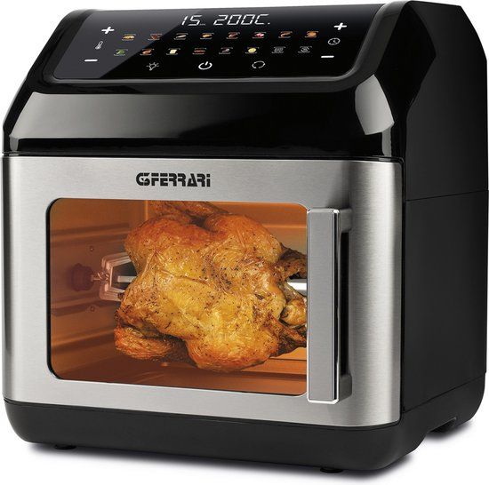 G3 Ferrari Friggisano EVO Air Fryer - 13L - 1700W - Black/Stainless Steel