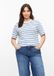s.Oliver T-shirt à rayures pour femme avec col rond