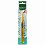 Clover Soft Touch crochet hook 3.75mm gold metal/plastic