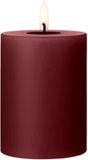Ester & Erik Bougie pilier LED H10cm deep wine