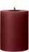 Ester & Erik Bougie pilier LED H10cm deep wine