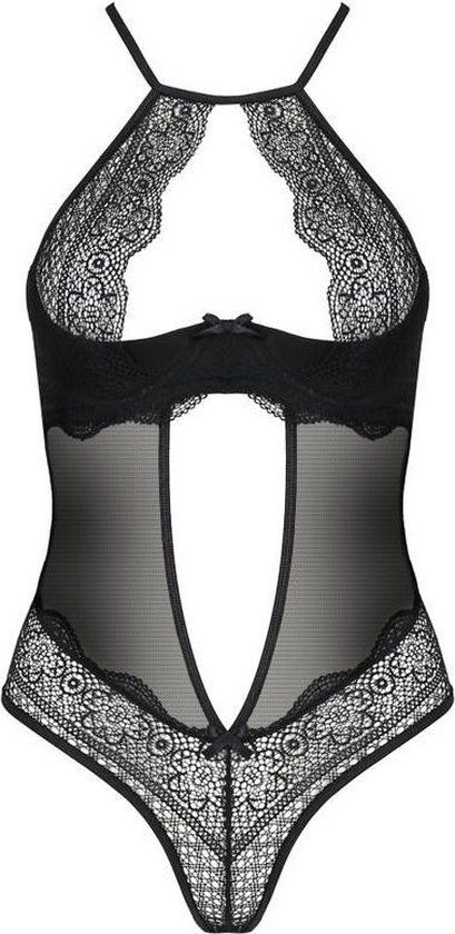 Passion Yona Teddy L/XL Transparant Kant Polyester
