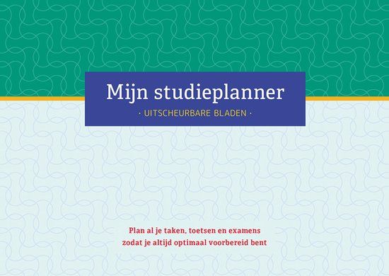 PaperStore Mijn studieplanner - groen