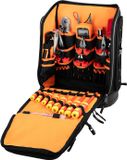NEO TOOLS Elektriciensrugzak - 31 stuks - 20L - Polyester 600D - Incl. Gereedschap