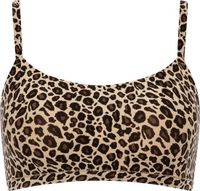 Chantelle SoftStretch Padded Bralette - LEOPARD PRINT - XS/S