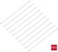 TRU COMPONENTS Serre-câbles 140 mm 3.6 mm Acier inoxydable/Acier fin/Polyamide Blanc 100 pièce(s)