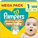 Pampers Premium Protection Taille 1 Mega Pack 100 pièces 2/5 KG