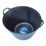 Faithfull Flex Tub - Multifunctionele en duurzame flexibele emmer voor tuin, doe-het-zelf, bouw en landbouw - 42 l (9 gl), zwart