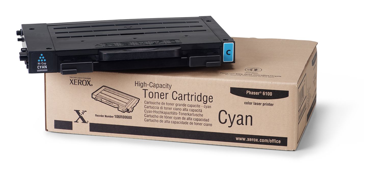Xerox Hi-Capacity tonercartridge cyaan (5.000 pagina's*) - 106R00680