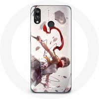 Maniacase Hoesje voor Huawei P20 Lite Mikasa Ackerman Aanval van de Titanen Manga