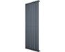 Monster Group BV Radiateur design ovale - 1 colonne - 1600x600 mm - Gris anthracite
