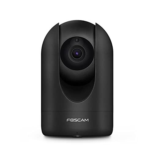 Foscam - R2M-B – IP-camera voor binnen, gemotoriseerd, 2 MP, zwart – bewakingscamera met afstandsbediening – smartphone-app – bewegingsdetectie