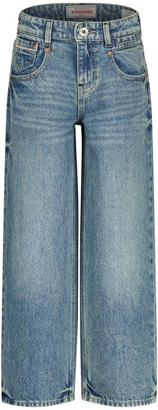 Vingino Luca Jeans Jongens - Broek - Lichtblauw - Maat 140