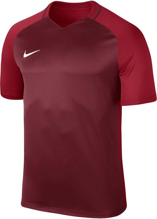 Nike Dry Team Trophy III Jersey Sportshirt - Maat M - Unisex - donker rood/rood