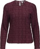 Object Object Top Objevie L/s Re Top Noos 23049372 Windsor Wine Dames Maat - XL