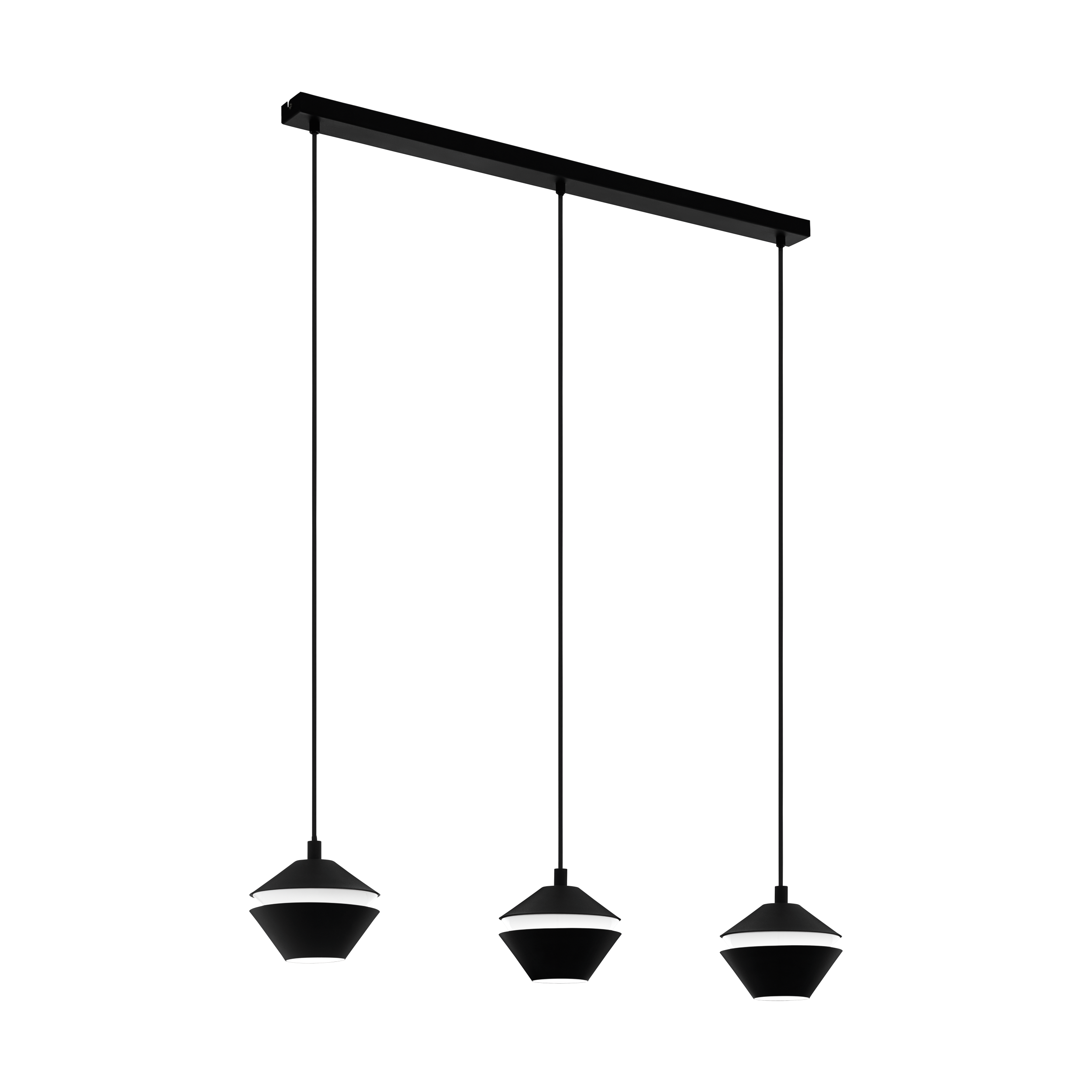 EGLO Perpigo Hanglamp - Zwart - 400 Lumen - GU10