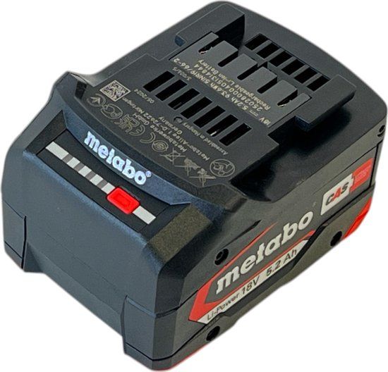 Metabo Li-Power Akkupack 18 V - 5,2 Ah AIR COOLED 625028000