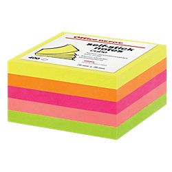 Office Depot Kubusblok Kleurenassortiment 76 x 90 mm 75 g/m² 400 vellen